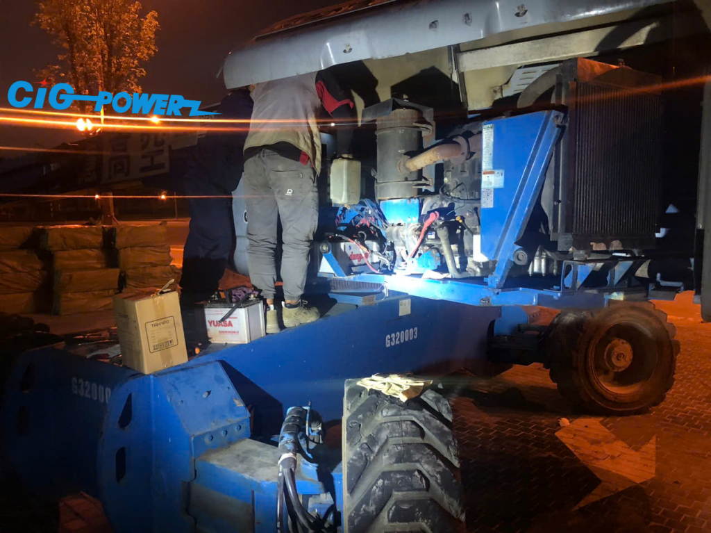 Bảo dưỡng xe genie thuê ở Hà Nội