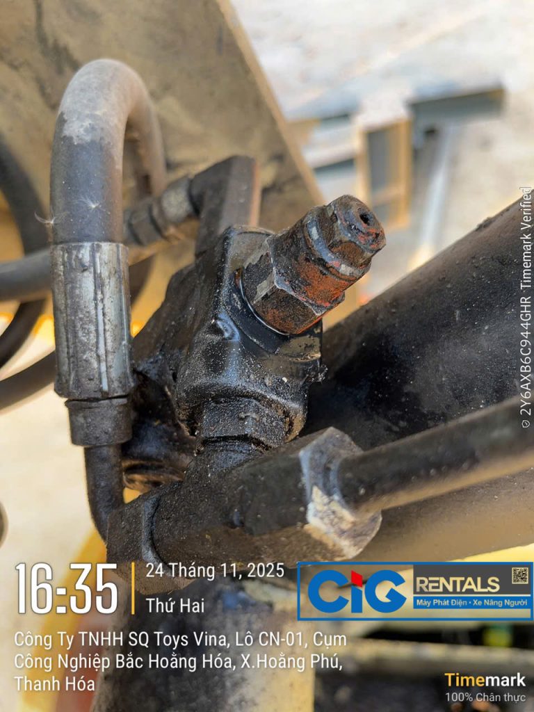 Bảo trì xe nâng người thuê tại Thanh Hóa CIG Power