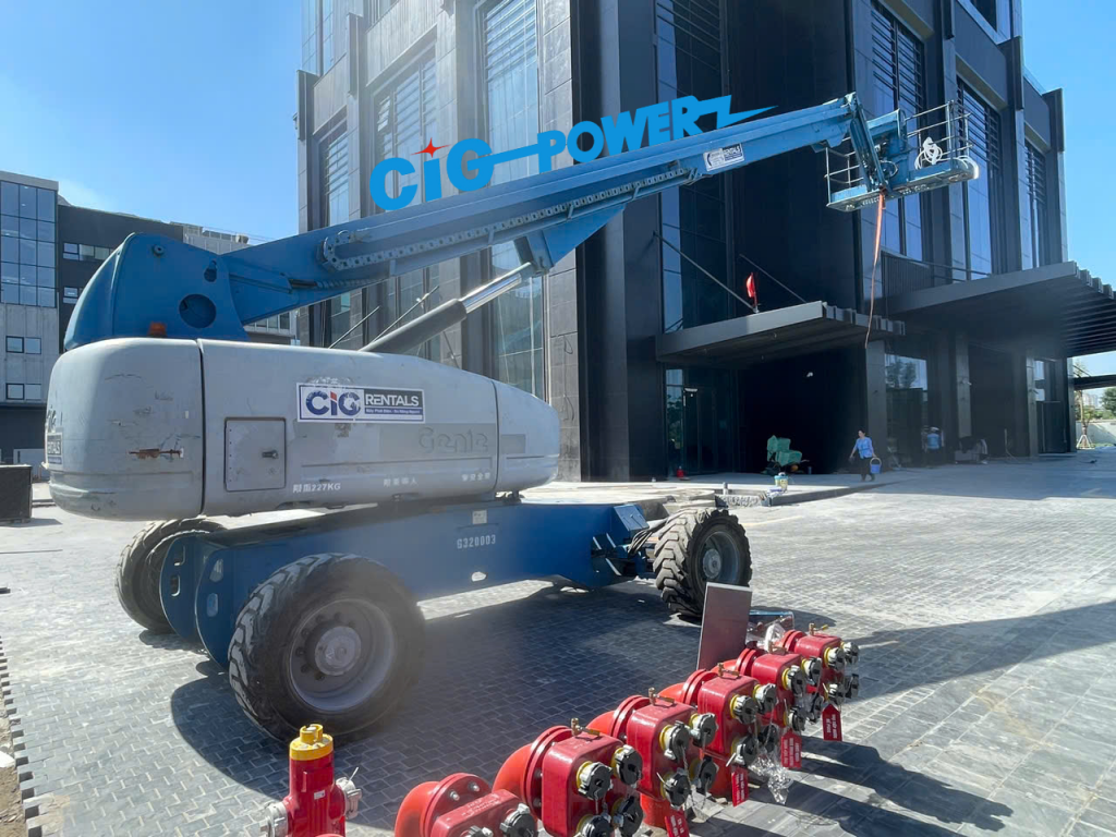 Cho thuê xe Genie ống lồng tại Tây Hồ Tây, Hà Nội