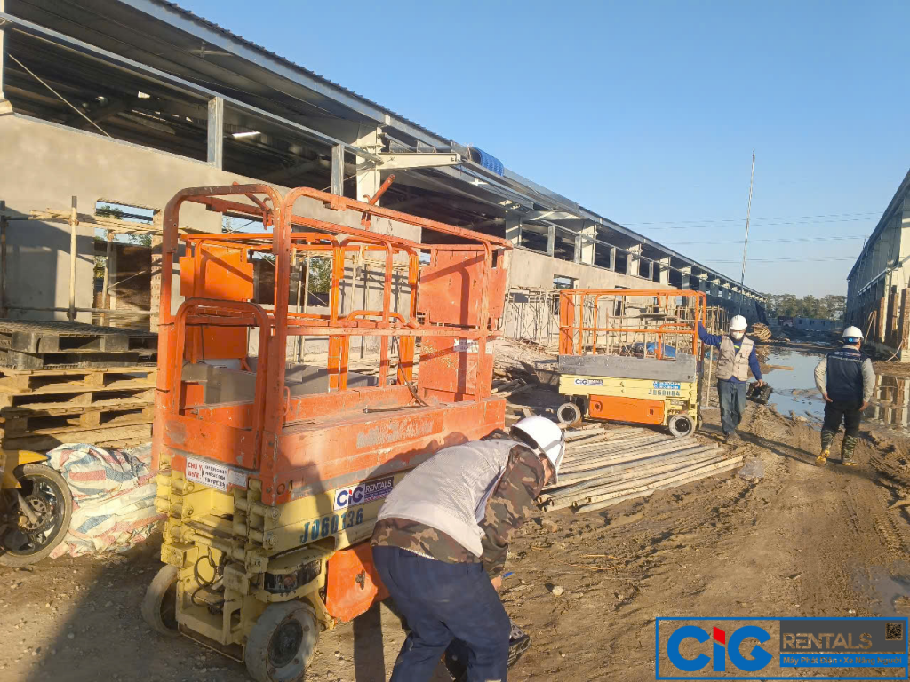 Cho thuê xe nâng người JLG Hưng Yên CiG Power