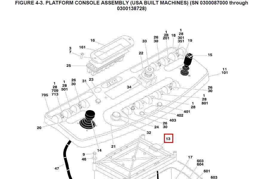 Linh kiện xe nâng JLG CONTROLLER,PLATFORM MODULE – Part No. 1600375