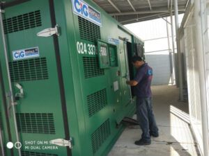 Tổ máy phát điện CiG, động cơ Cummins tại Makalot Hải Dương, Việt Nam