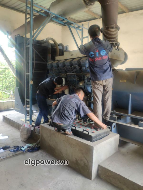 Bảo dưỡng máy phát điện công ty Texhong