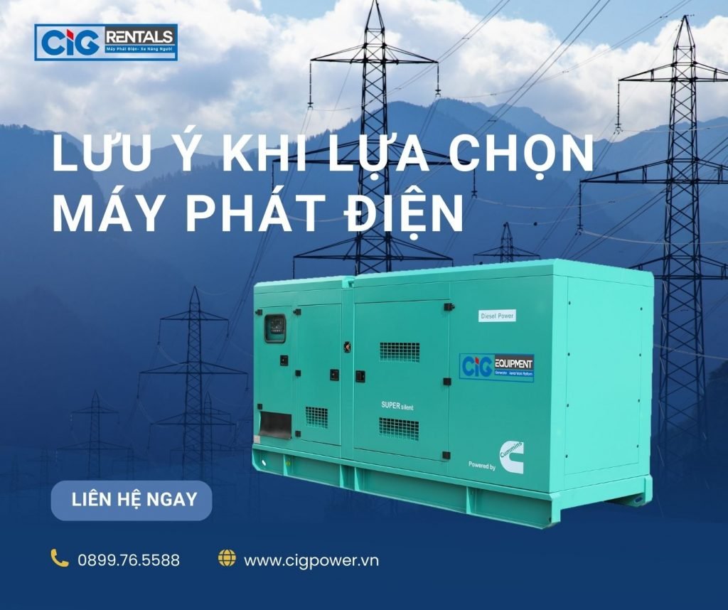 Những điều cần lưu ý khi mua máy phát điện không phải ai cũng biết