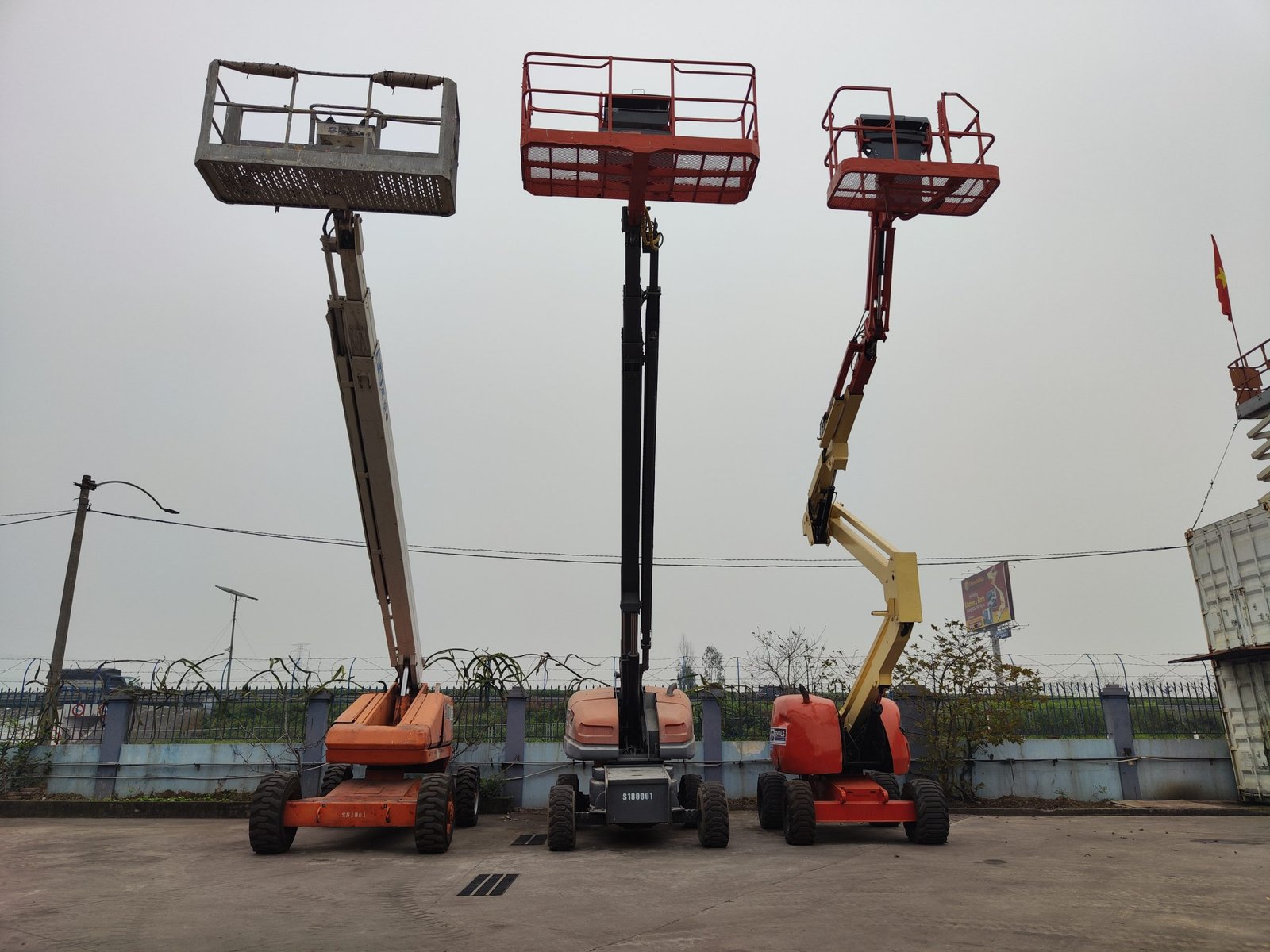 Dịch vụ cho thuê xe nâng người giá rẻ tại Nam Định