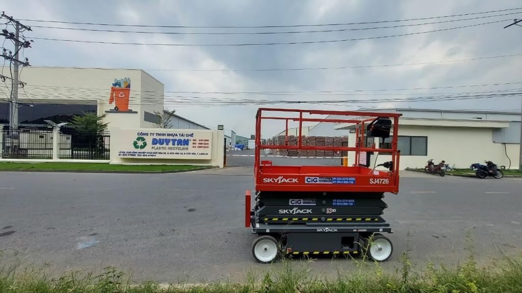 Xe nâng người Skyjack phục vụ nhiều dự án lớn tại CIG Power