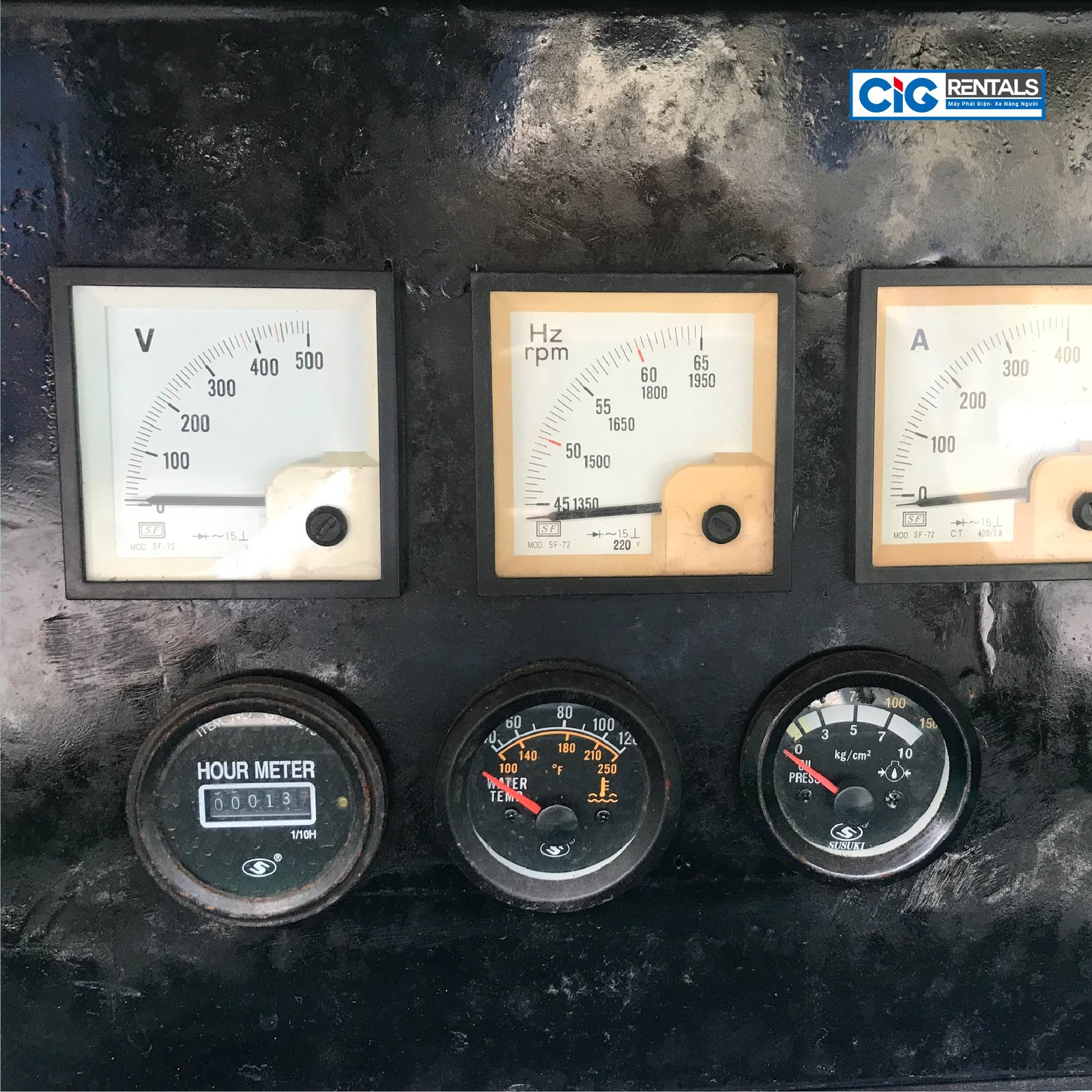 Đồng hồ thông số Máy phát điện PERKINS 150KVA 