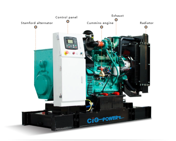 Cấu tạo máy phát điện Cummins 25kVA