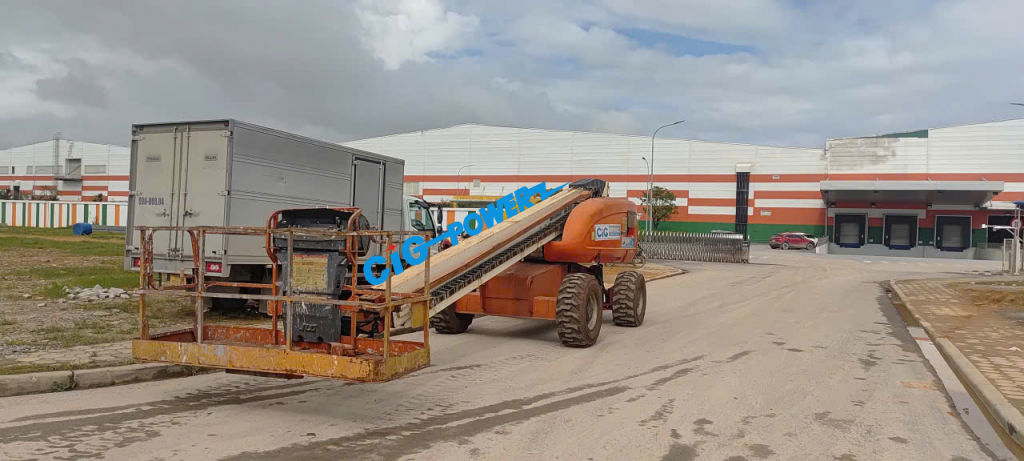 Cho thuê xe nâng người boomlift Hà Tĩnh