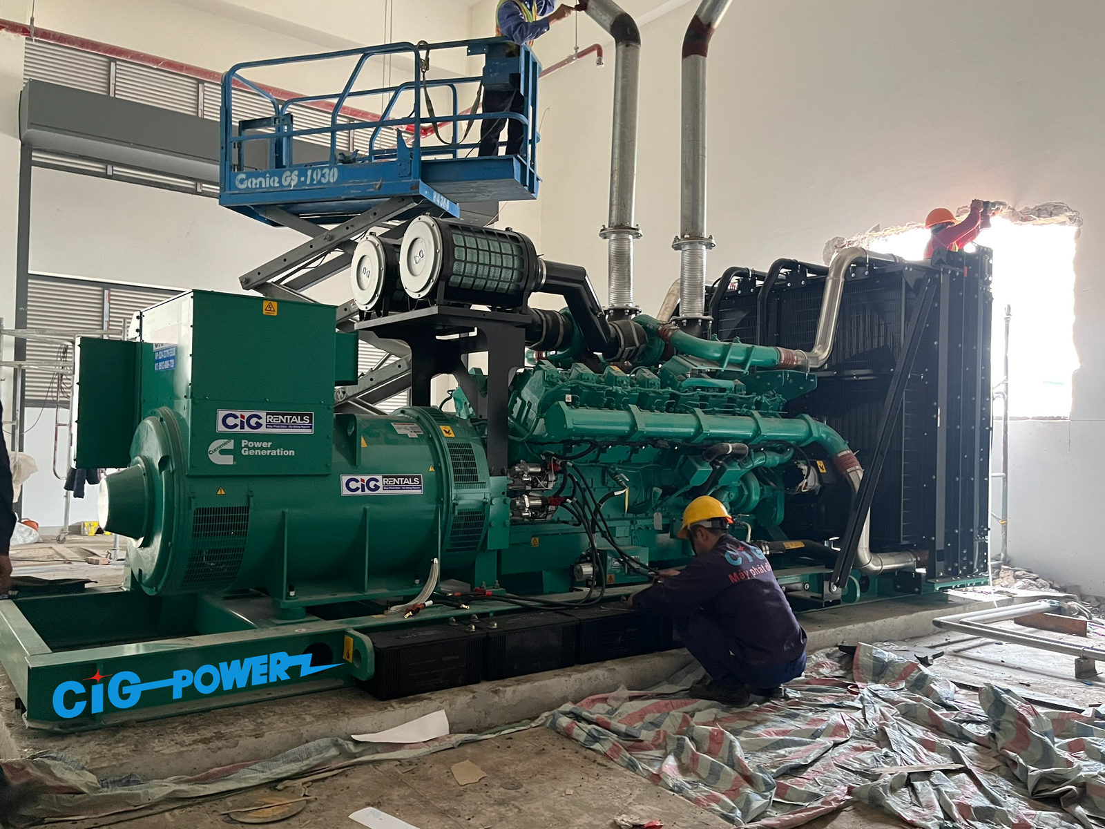 Máy phát điện nhà máy Compal Phú Thọ