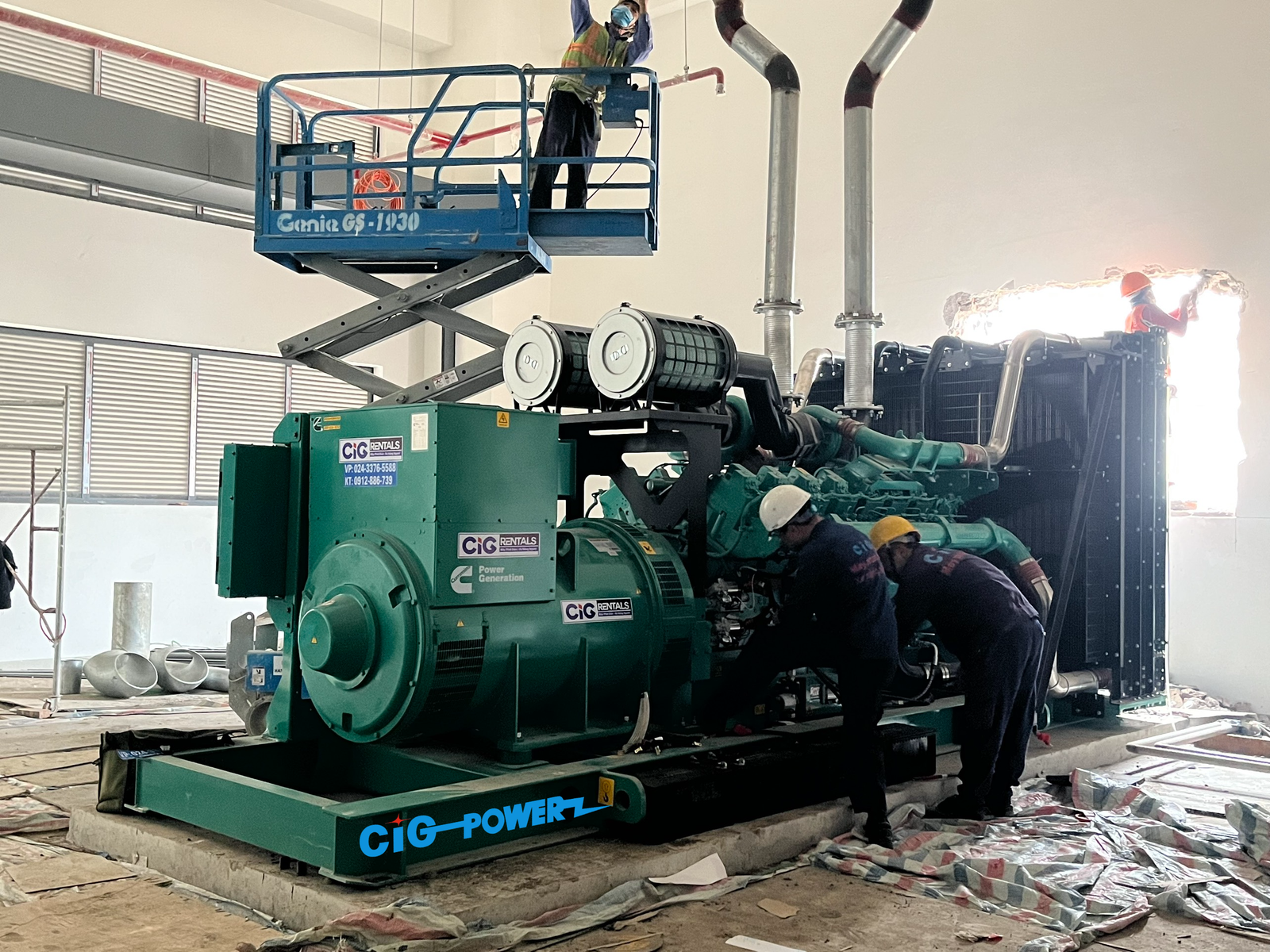 kỹ thuật lắp đặt máy phát điện Cummins