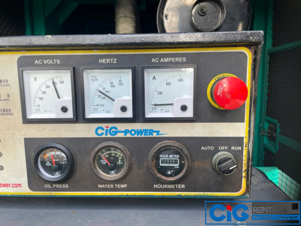 Hướng dẫn sử dụng máy phát điện Bắc Ninh CiG Power