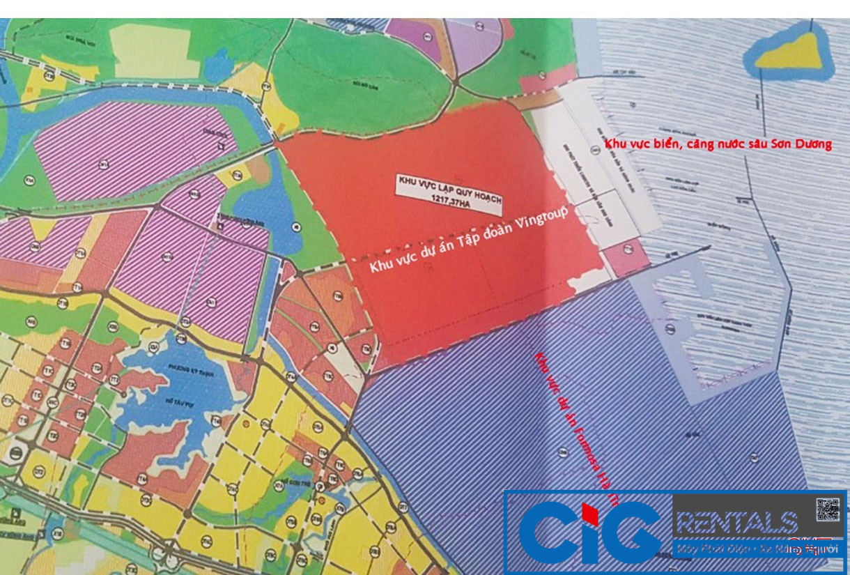 Dịch Vụ Cho Thuê Máy Phát Điện & Xe Nâng Người Tại Vinhomes Hà Tĩnh