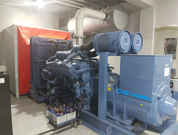 Máy phát điện Mitsubishi 750kVA lắp đặt tại Hà Nội CiG Power