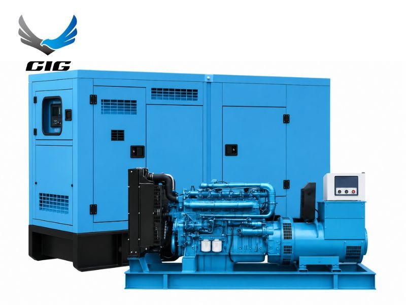 Lớp vỏ bảo vệ được thiết kế tối ưu để máy hoạt động bền bỉ ngoài trời và giảm thiểu ô nhiễm tiếng ồn