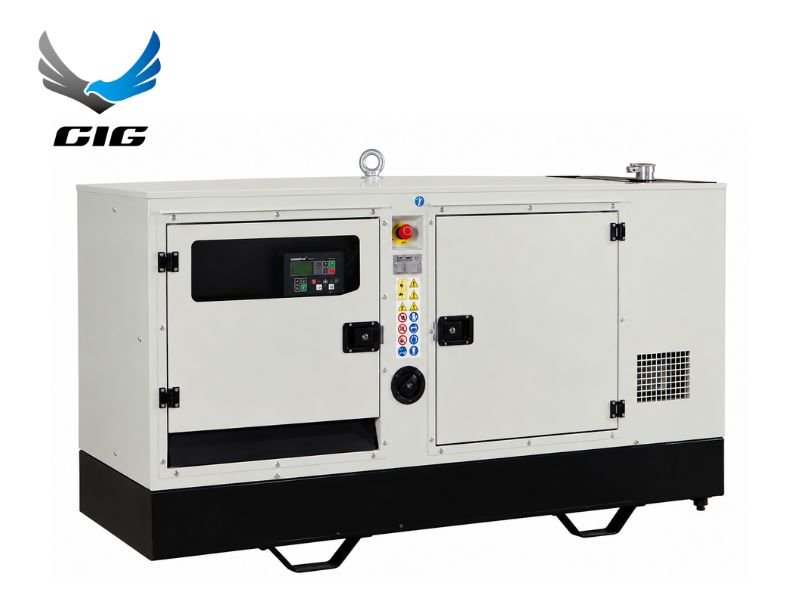 Hệ thống khung vỏ bảo vệ máy phát điện Baudouin 50kVA được cấu tạo từ thép tấm dày, sơn tĩnh điện chống ăn mòn