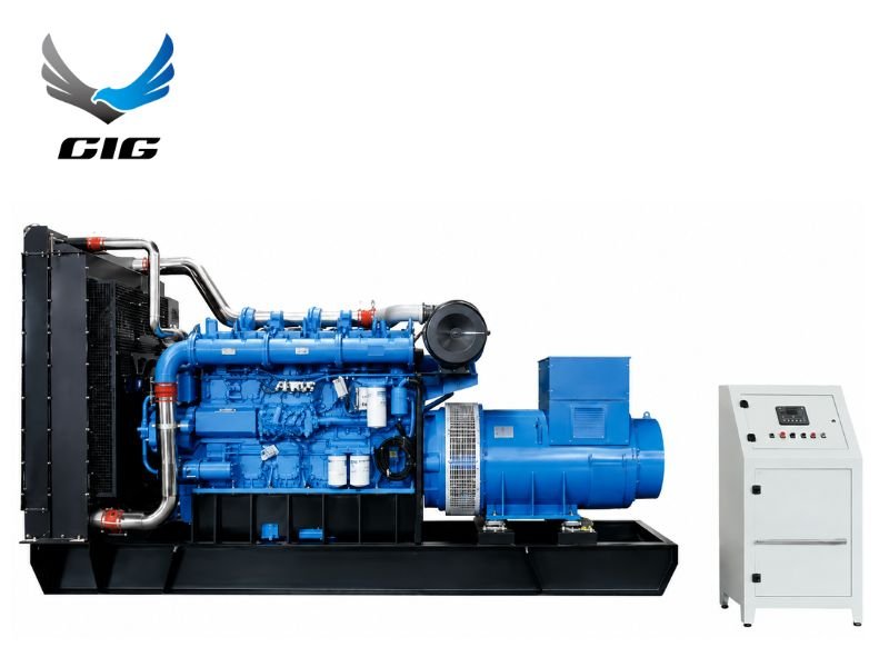 Đầu phát của máy phát điện Yuchai 50KVA đảm bảo dòng điện đầu ra luôn ổn định và an toàn 